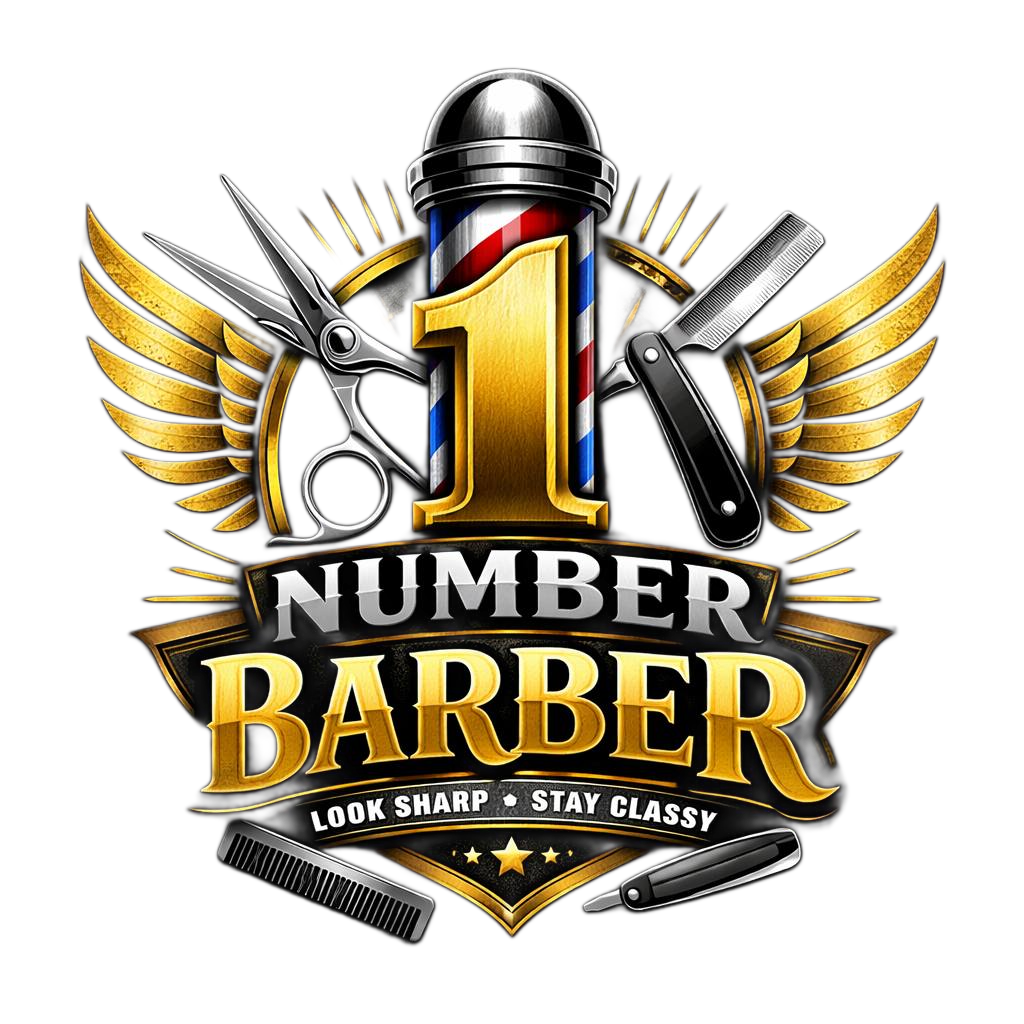 Number 1 Barber Logo
